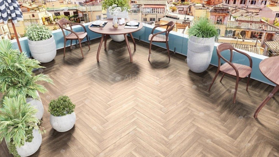 Виниловая плитка "Alpine Floor" Parquet LVT Макадамия (590*118*2,5 мм) — купить в Улан-Удэ