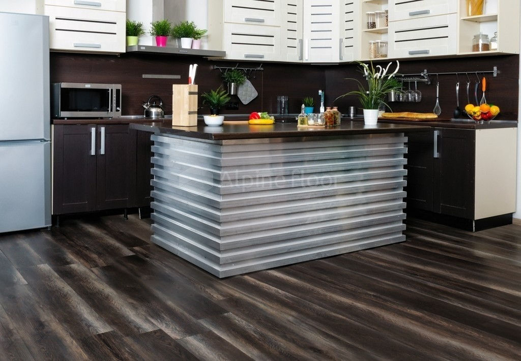 Кварцвиниловая плитка "Alpine Floor" Орех Темный  (1219*184*2мм) — купить в Улан-Удэ