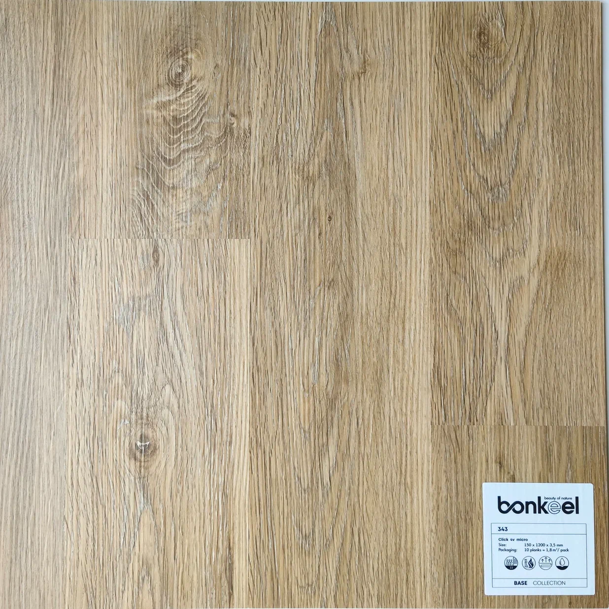 Плитка ПВХ "Bonkeel" Base New 343 (1220*150*3,5 мм) — купить в Улан-Удэ