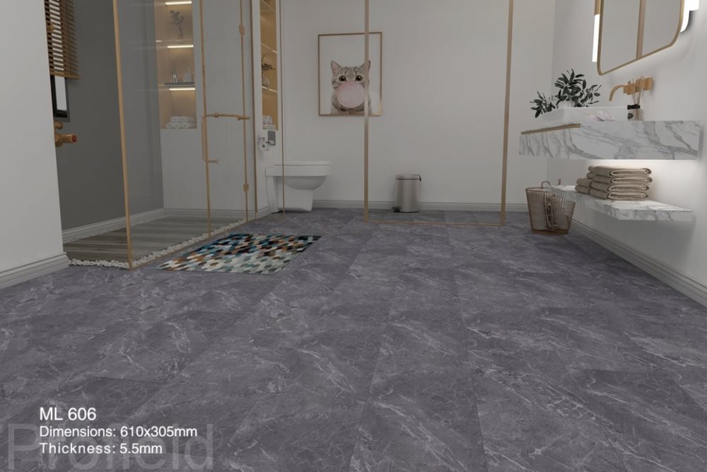 SPC ламинат "Profield" Грей марбл (305*610*5,5 мм) — купить в Улан-Удэ