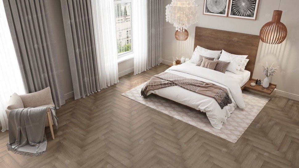 Виниловая плитка "Alpine Floor" Parquet LVT Дуб Насыщенный (590*118*2,5 мм) — купить в Улан-Удэ