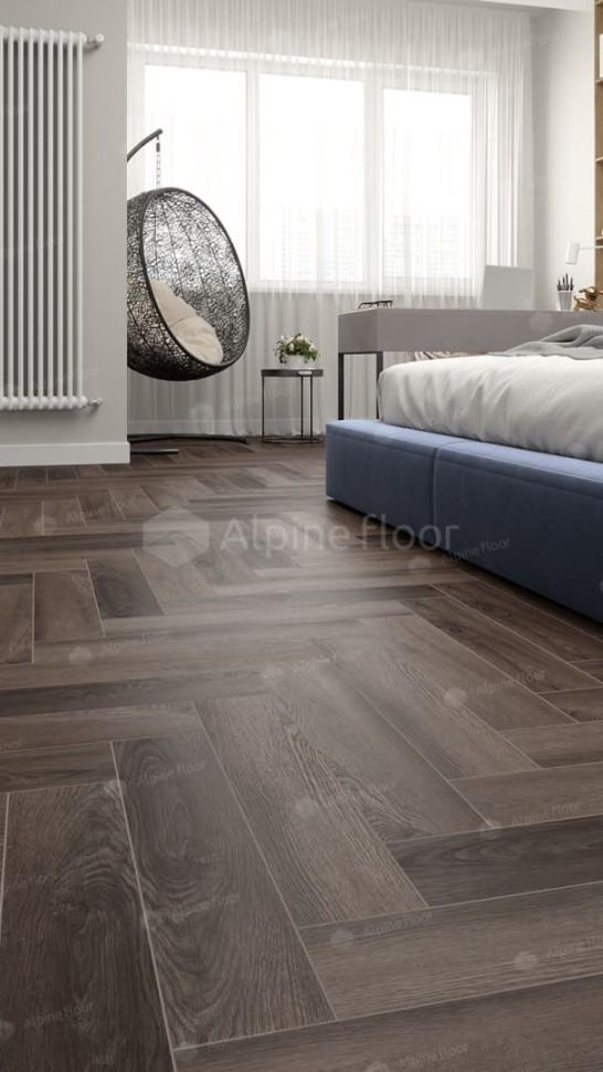 Виниловая плитка "Alpine Floor" Parquet LVT Фафнир (590*118*2,5 мм) — купить в Улан-Удэ