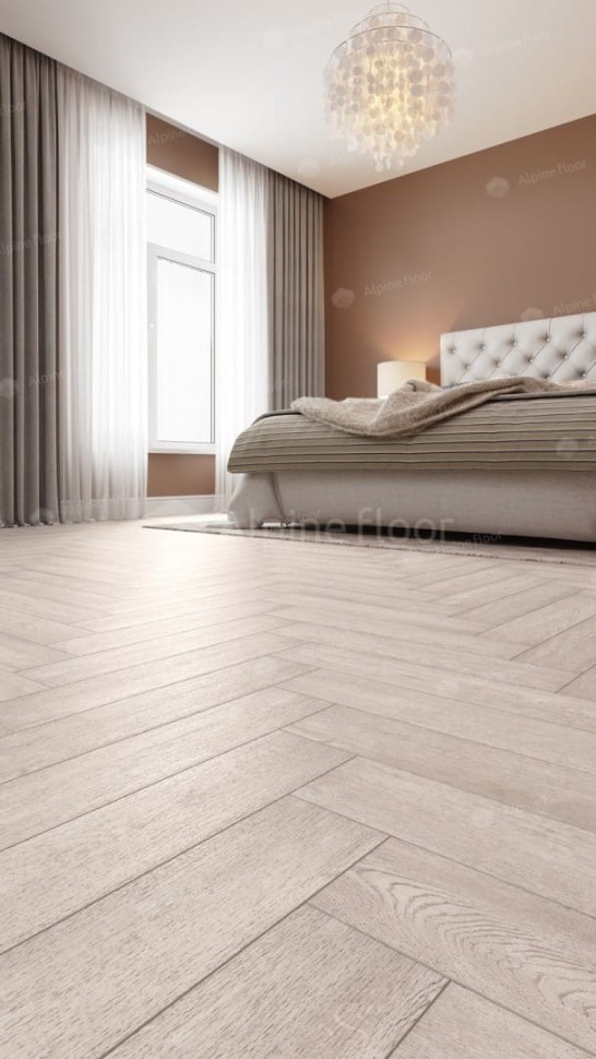 Виниловая плитка "Alpine Floor" Parquet LVT Голубой Лес (590*118*2,5 мм) — купить в Улан-Удэ