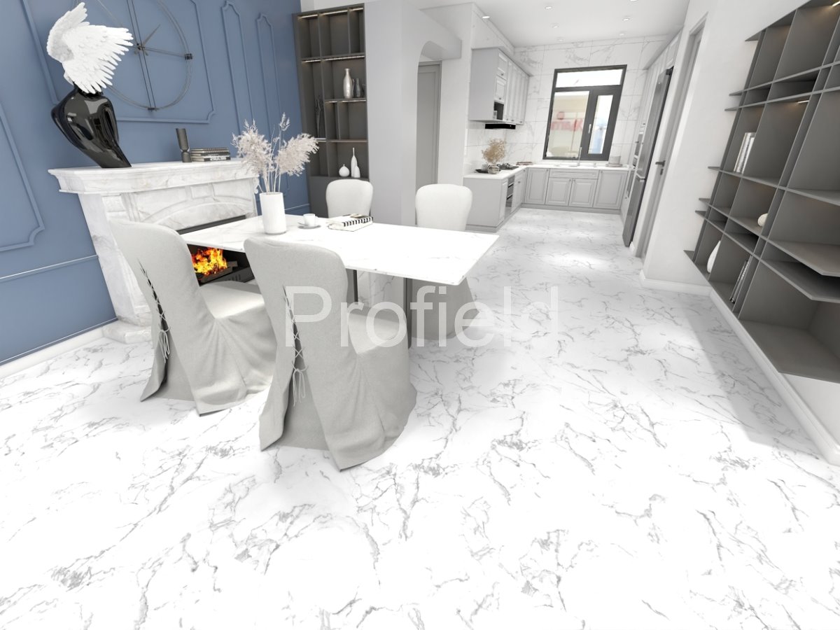 HSPC ламинат "Profield" Камень белый (610*305*5,5 мм) — купить в Улан-Удэ