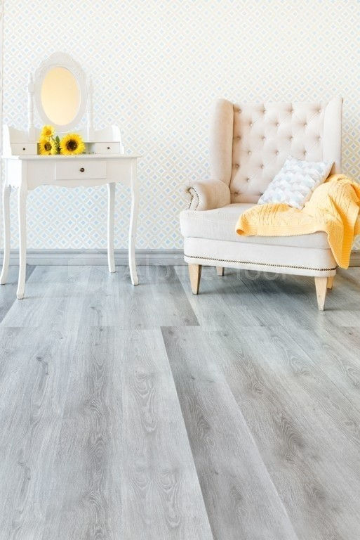 Кварцвиниловая плитка "Alpine Floor" Дуб Пепельный  (1219*184*2мм) — купить в Улан-Удэ