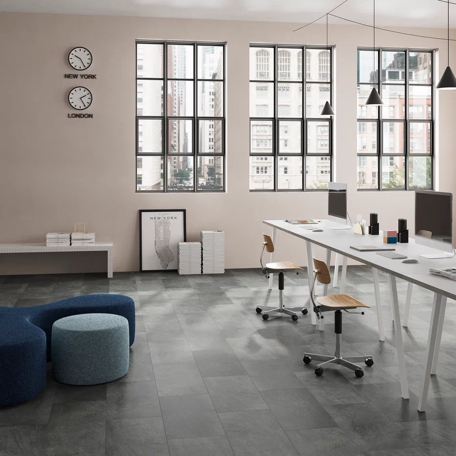 SPC ламинат "Invictus" Groovy Granite Steel (603*298*6мм) — купить в Улан-Удэ