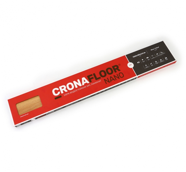 SPC ламинат "CronaFloor" Nano 4V Клен (1200*180*3,5 мм) — купить в Улан-Удэ