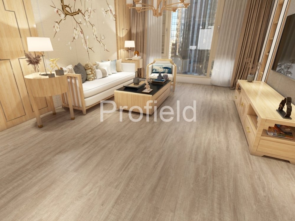 HSPC ламинат "Profield" Тик натуральный (1200*228*5,5 мм) — купить в Улан-Удэ