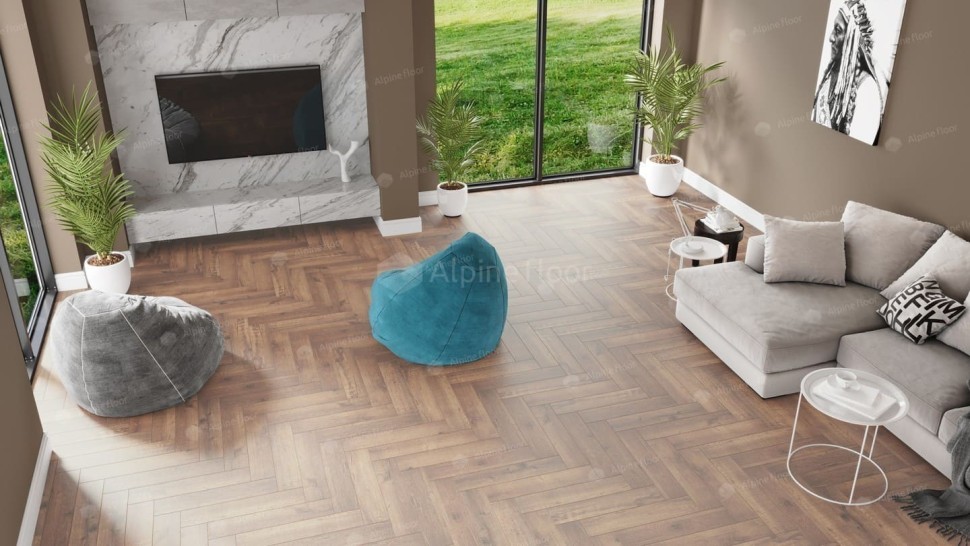 Виниловая плитка "Alpine Floor" Parquet LVT Дуб Royal (590*118*2,5 мм) — купить в Улан-Удэ