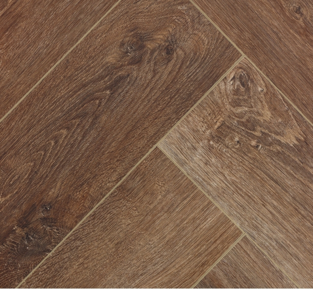 Виниловый ламинат SPC "Cronafloor" Herringbone Дуб Тулуза (640*128*4,5 мм) — купить в Улан-Удэ