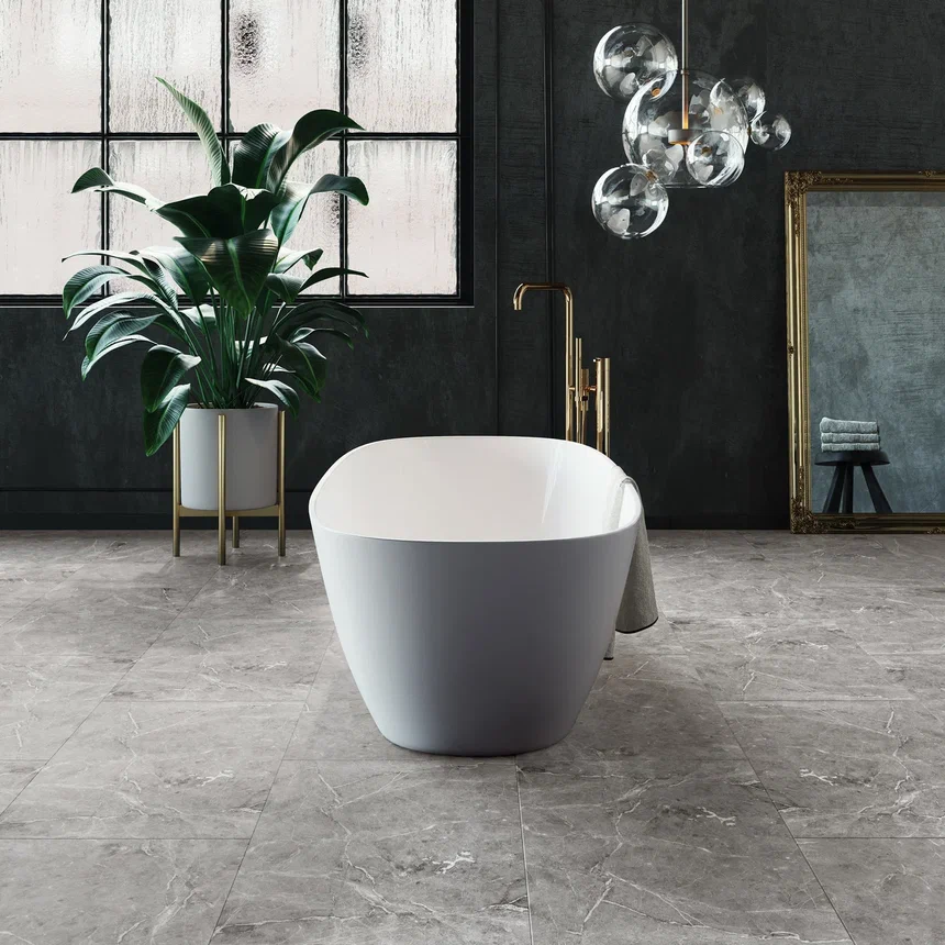 Кварцвиниловая плитка "Invictus" Hudson Stone Silver (914*457*2,5мм) — купить в Улан-Удэ