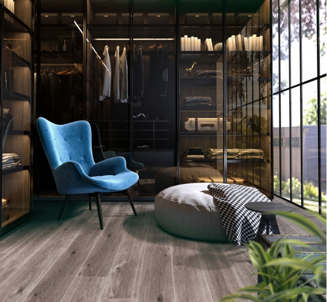 SPC ламинат "CronaFloor" Wood 4V Дуб Хельсинки (1200*180*4 мм) — купить в Улан-Удэ