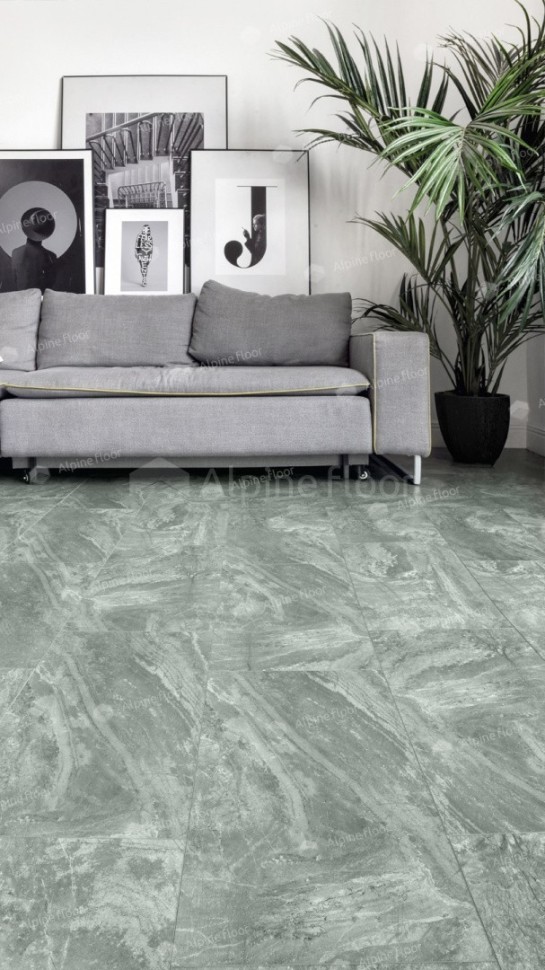 Виниловая плитка "Alpine Floor" Light Stone Хэмпшир (608*303*2,5 мм) — купить в Улан-Удэ