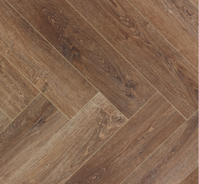 Виниловый ламинат SPC "Cronafloor" Herringbone Дуб Тулуза (640*128*4,5 мм) — купить в Улан-Удэ
