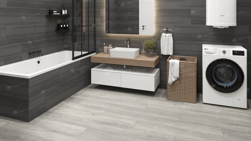 SPC Ламинат "Alpine Floor" Дуб платина (1524*180*8 мм) — купить в Улан-Удэ