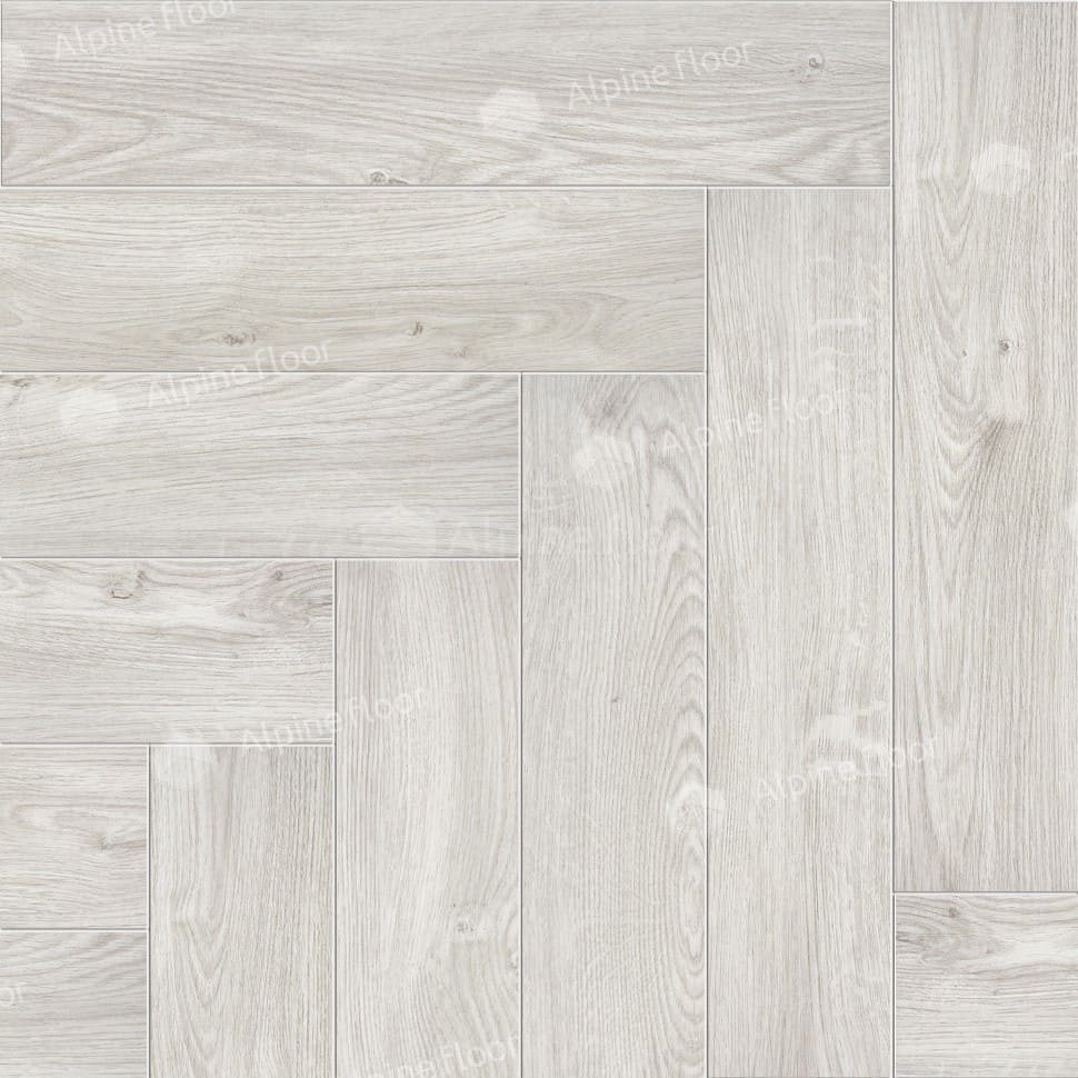 Виниловая плитка "Alpine Floor" Parquet LVT Снежный (590*118*2,5 мм) — купить в Улан-Удэ