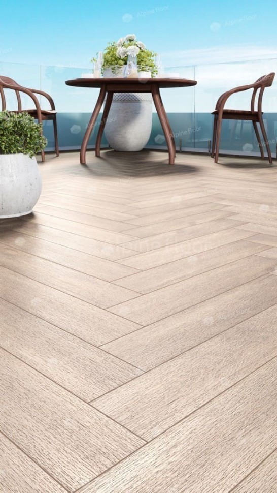 Виниловая плитка "Alpine Floor" Parquet LVT Макадамия (590*118*2,5 мм) — купить в Улан-Удэ