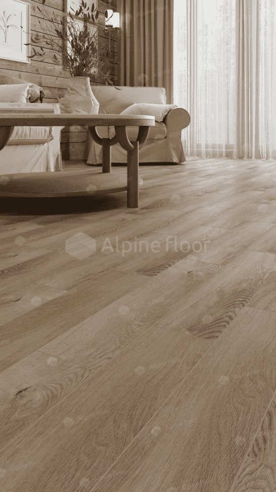 Виниловый ламинат "Alpine Floor" Parquet Light Дуб Синистра (600*125*4 мм) — купить в Улан-Удэ