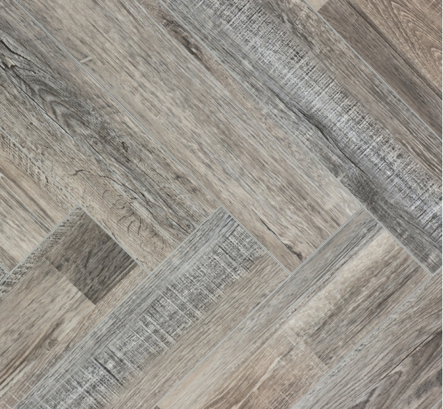 Виниловый ламинат SPC "Cronafloor" Herringbone Дуб Реймс (640*128*4,5 мм) — купить в Улан-Удэ