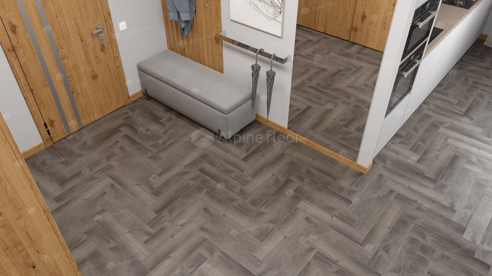 Виниловая плитка "Alpine Floor" Parquet LVT Дуб Мерга (590*118*2,5 мм) — купить в Улан-Удэ