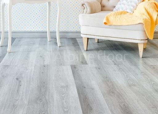 Кварцвиниловая плитка "Alpine Floor" Дуб Пепельный  (1219*184*2мм) — купить в Улан-Удэ