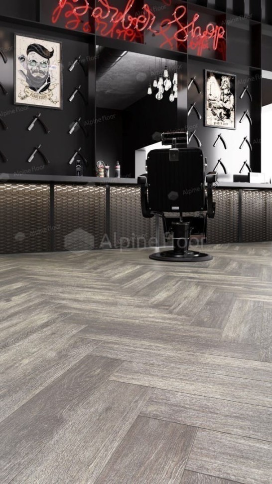 Виниловая плитка "Alpine Floor" Parquet LVT Венге Грей (590*118*2,5 мм) — купить в Улан-Удэ