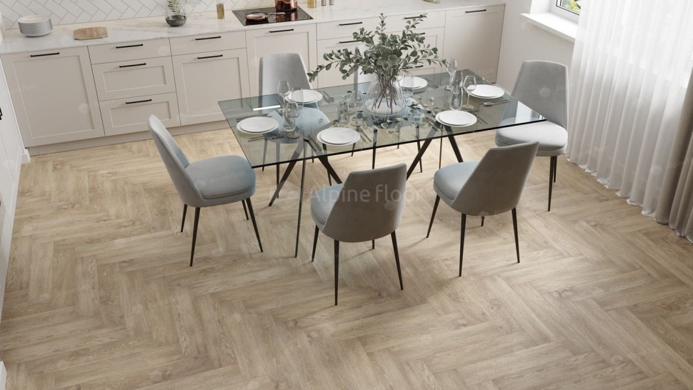 Виниловая плитка "Alpine Floor" Parquet LVT Дуб Ваниль Селект (590*118*2,5 мм) — купить в Улан-Удэ