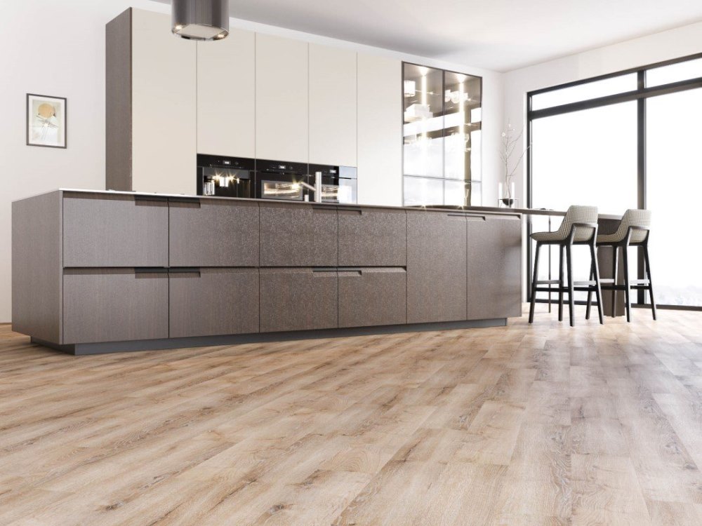 Замковая ПВХ плитка "Art Tile" Дуб Шеридан (920*150*4 мм) — купить в Улан-Удэ