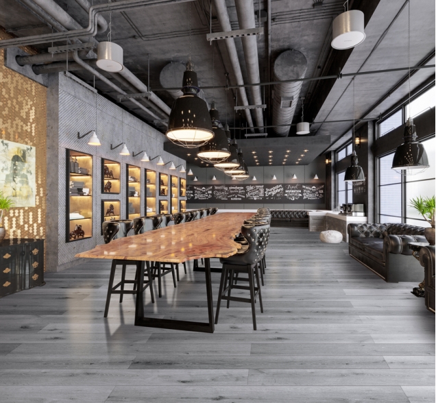 SPC ламинат "CronaFloor" Wood 4V Дуб Серый (1200*180*4 мм) — купить в Улан-Удэ