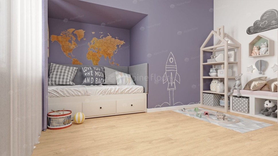 Виниловый ламинат "Alpine Floor" Classic Light MC Дуб Ваниль Селект (1220*183*3,5 мм) — купить в Улан-Удэ