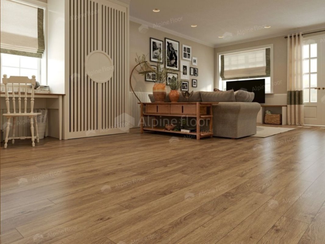 SPC Ламинат "Alpine Floor" Grand Sequoia Village Макадамия (1220*125*4 мм) — купить в Улан-Удэ