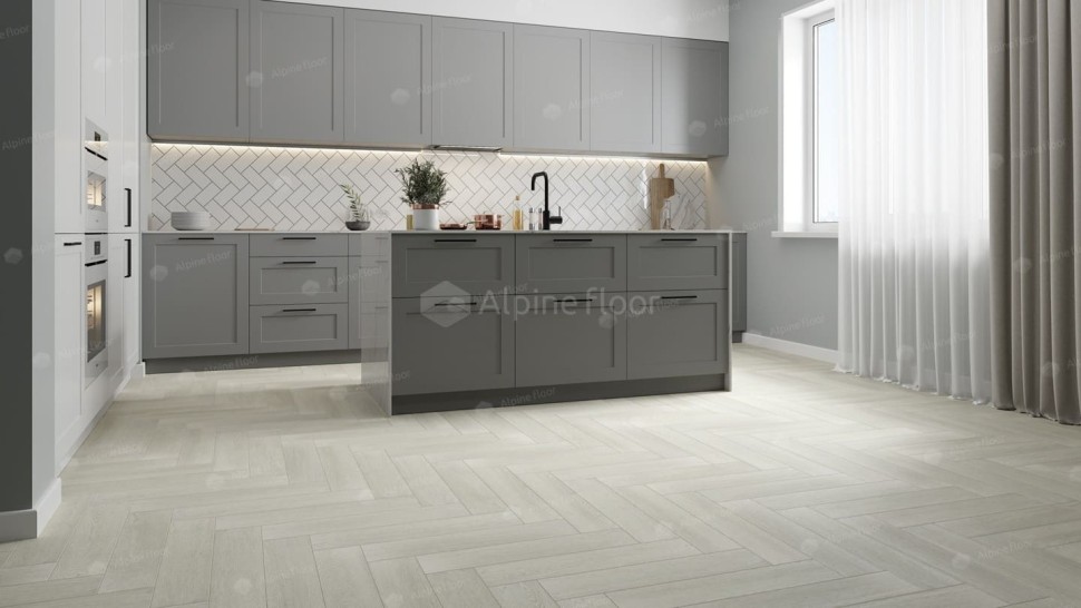 Виниловая плитка "Alpine Floor" Parquet LVT Зимний Лес (590*118*2,5 мм) — купить в Улан-Удэ