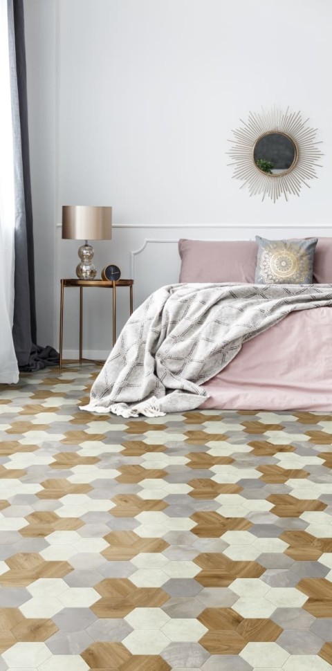 Виниловая плитка "Moduleo" Moods Hexagon 351 (226,32*196*2,5 мм) — купить в Улан-Удэ