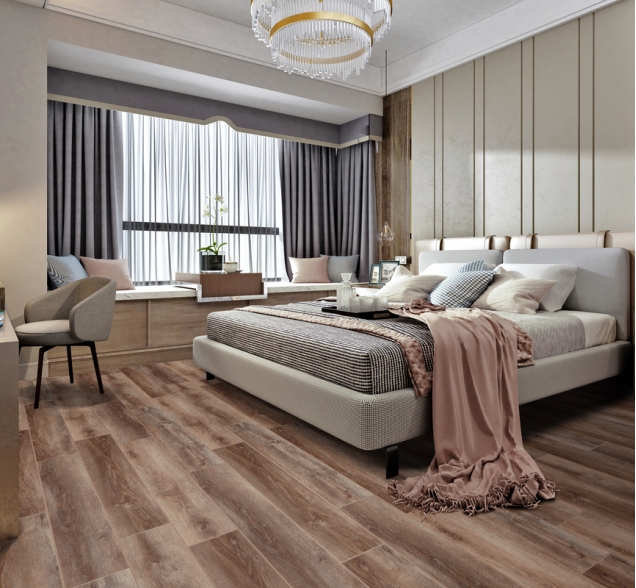 SPC ламинат "CronaFloor" Wood 4V Дуб Охрид (1200*180*4 мм) — купить в Улан-Удэ