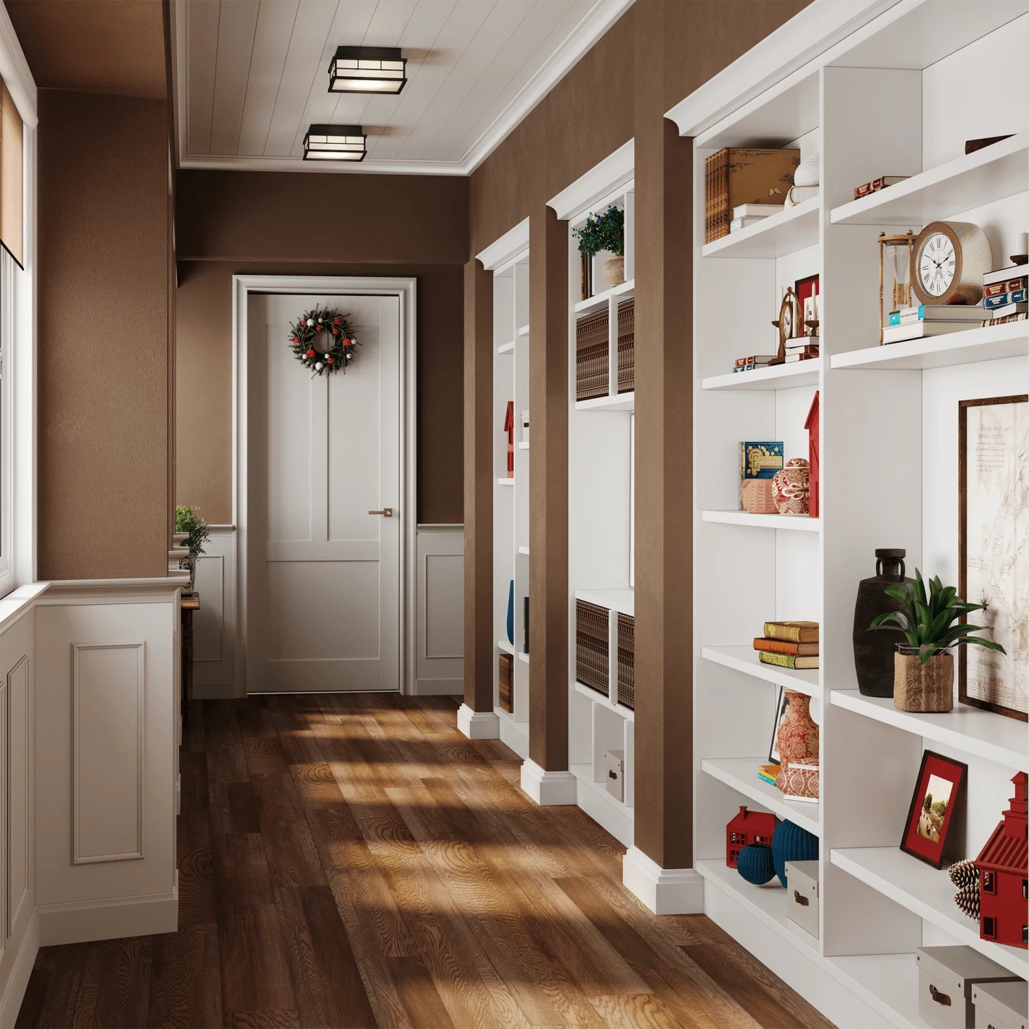 SPC плитка для пола Орех (1220*180*4 мм) — купить в Улан-Удэ