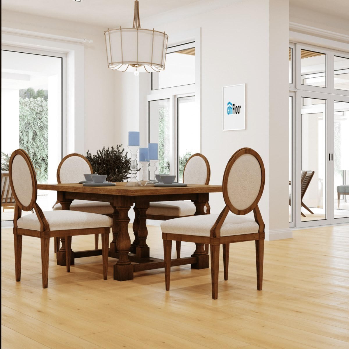 Виниловое напольное покрытие ScandiWood 09 Дуб Орегон (180*1220*5 мм) — купить в Улан-Удэ