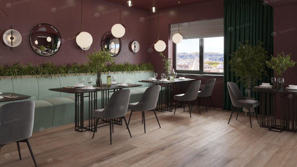 SPC Ламинат "Alpine Floor" Дуб персиковый (1220*183*8 мм) — купить в Улан-Удэ