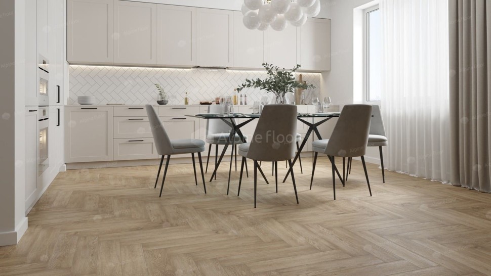 Виниловая плитка "Alpine Floor" Parquet LVT Дуб Ваниль Селект (590*118*2,5 мм) — купить в Улан-Удэ