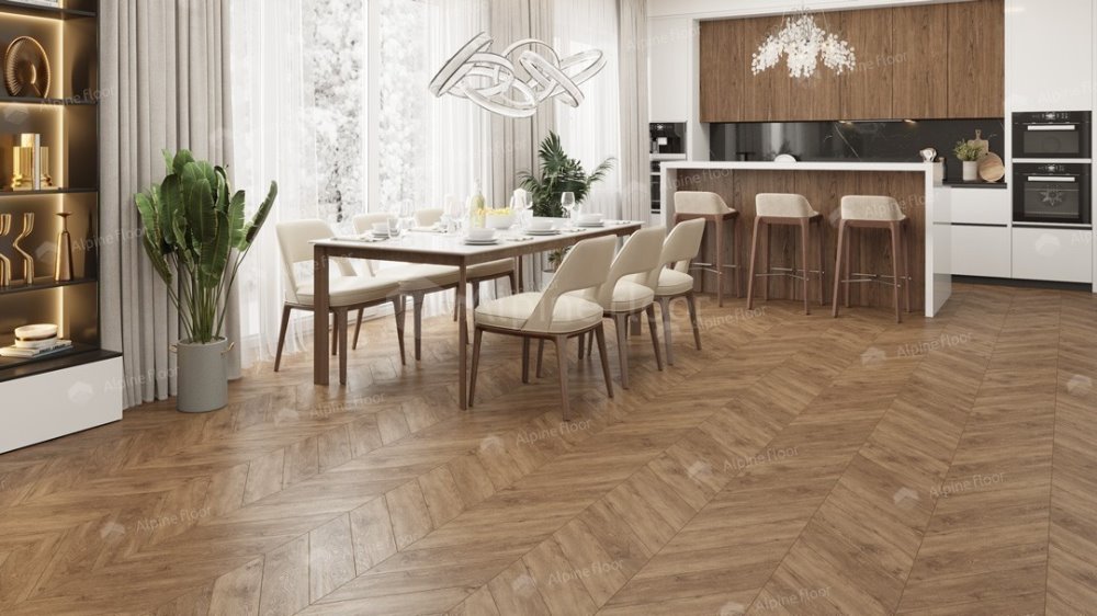 LVT плитка "Alpine Floor" Гевуина (555*127*2,5 мм) — купить в Улан-Удэ