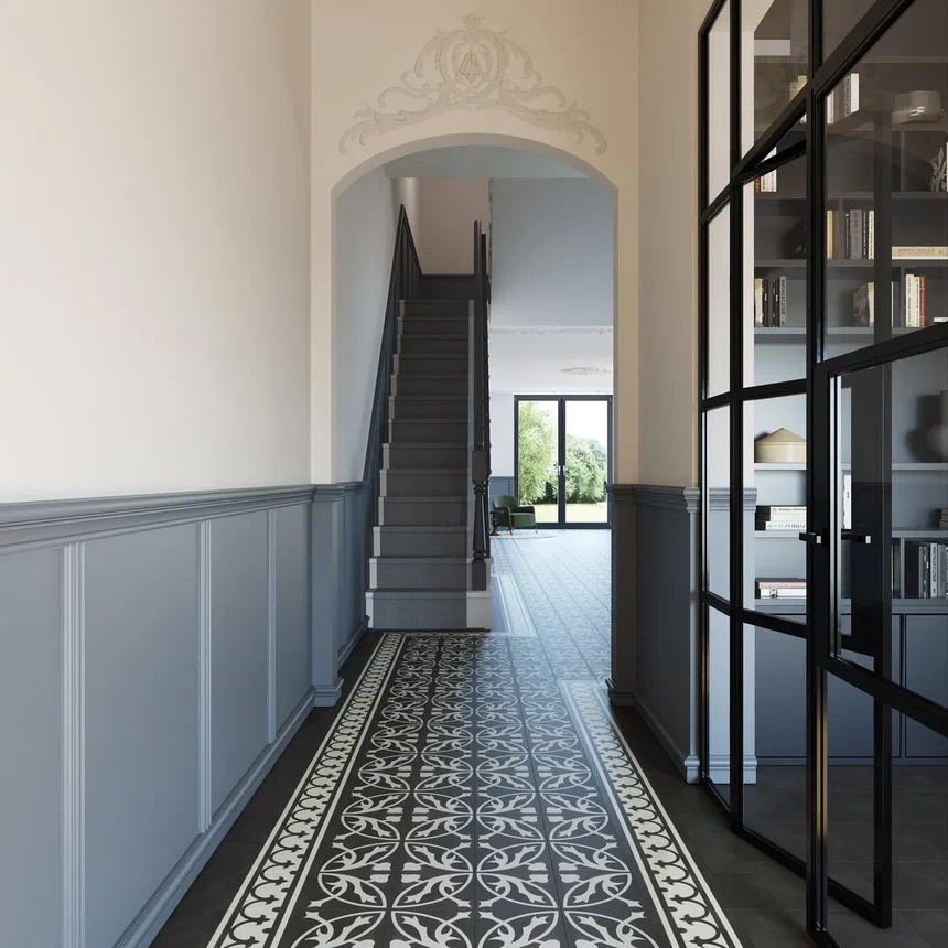 Кварцвиниловая плитка "Invictus" Victorian Deco Charcoal (229*229*2,5мм) — купить в Улан-Удэ