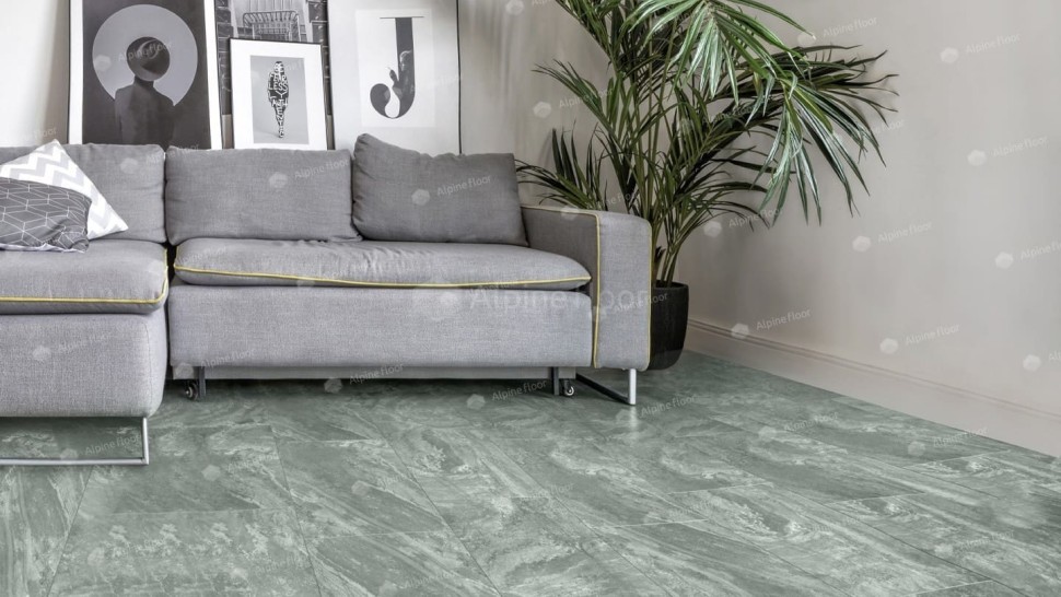 Виниловая плитка "Alpine Floor" Light Stone Хэмпшир (608*303*2,5 мм) — купить в Улан-Удэ
