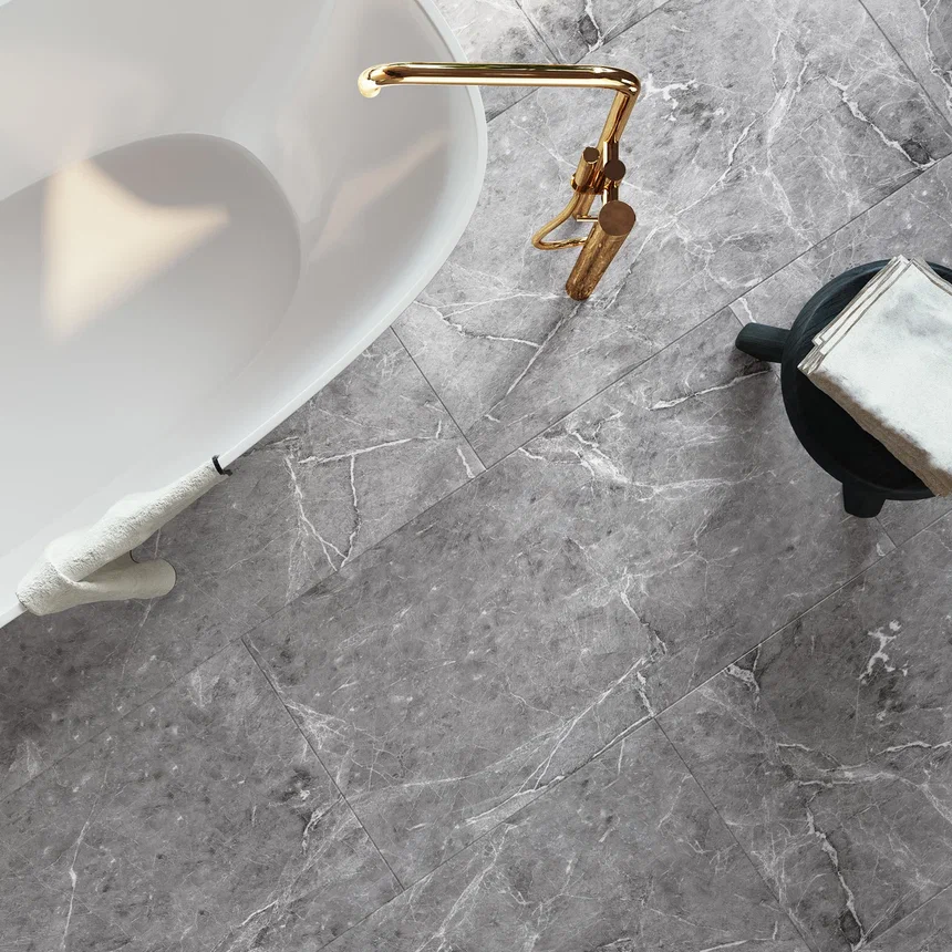 Кварцвиниловая плитка "Invictus" Hudson Stone Silver (914*457*2,5мм) — купить в Улан-Удэ