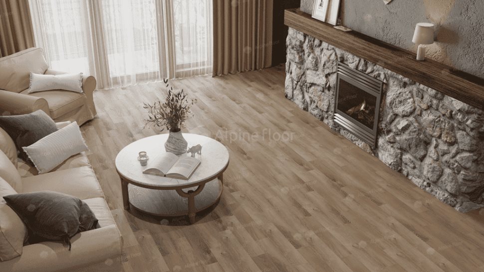 Виниловый ламинат "Alpine Floor" Parquet Light Дуб Синистра (600*125*4 мм) — купить в Улан-Удэ
