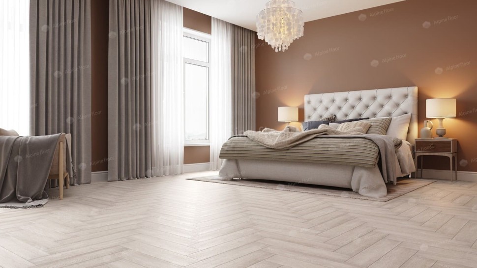 Виниловая плитка "Alpine Floor" Parquet LVT Голубой Лес (590*118*2,5 мм) — купить в Улан-Удэ