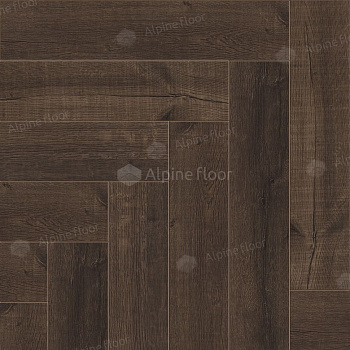 Виниловая плитка "Alpine Floor" Parquet LVT Дуб Альферац (590*118*2,5 мм) — фото и характеристики